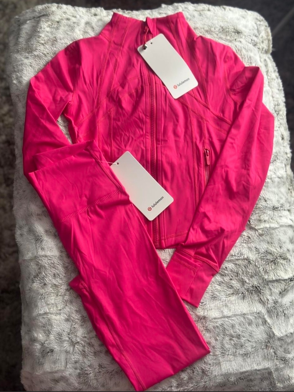 lululemon athletica Women’s Hot Pink Zip-Up Jacket